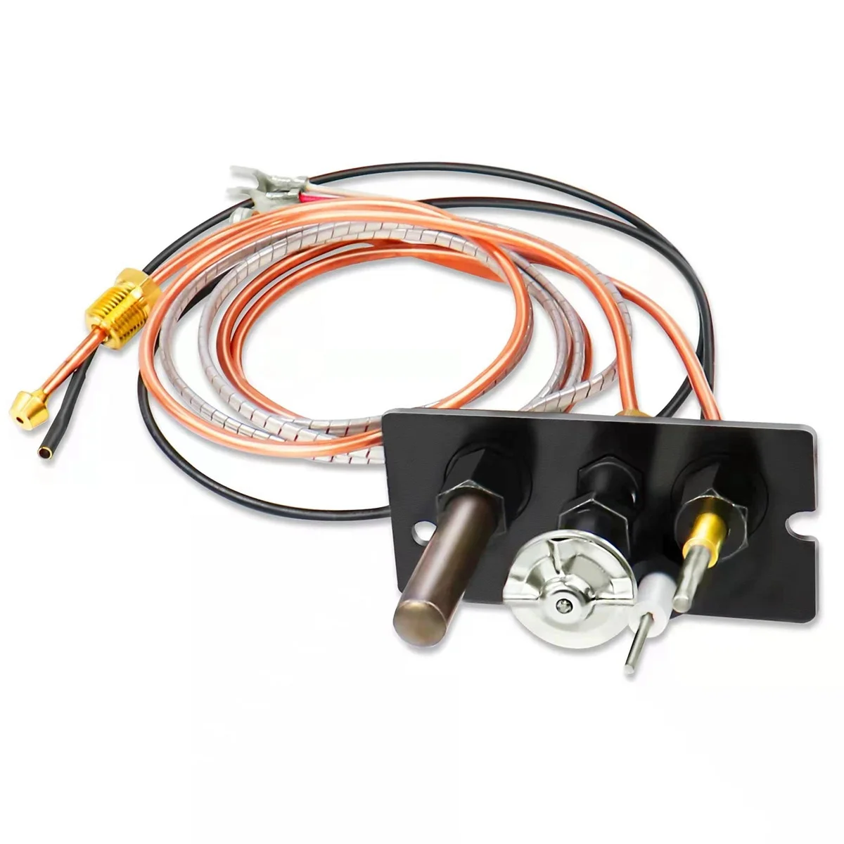 Propane & Natural Gas Fireplace Pilot Assembly Include Pilot Tube, Thermocouple and Ignitor Wire Used for Fireplaces