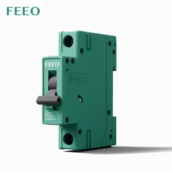 FFEO Din rail Solar DC MCB FPV-63 1P Photovoltaic 250V 6A- 63A Mini DC Circuit Breaker With TUV &CE Certification for PV Systems