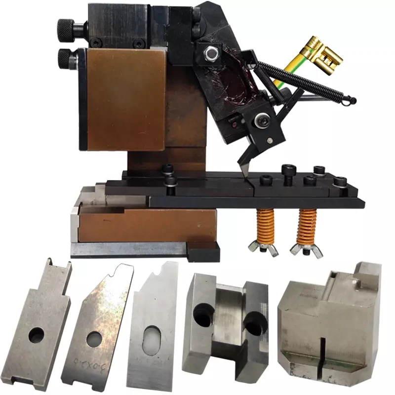 OTP Terminal Crimping Tool High Precision Adjustable Cable Crimper with Mold Dies for Flag Spade Terminals Wire Crimp Applicator