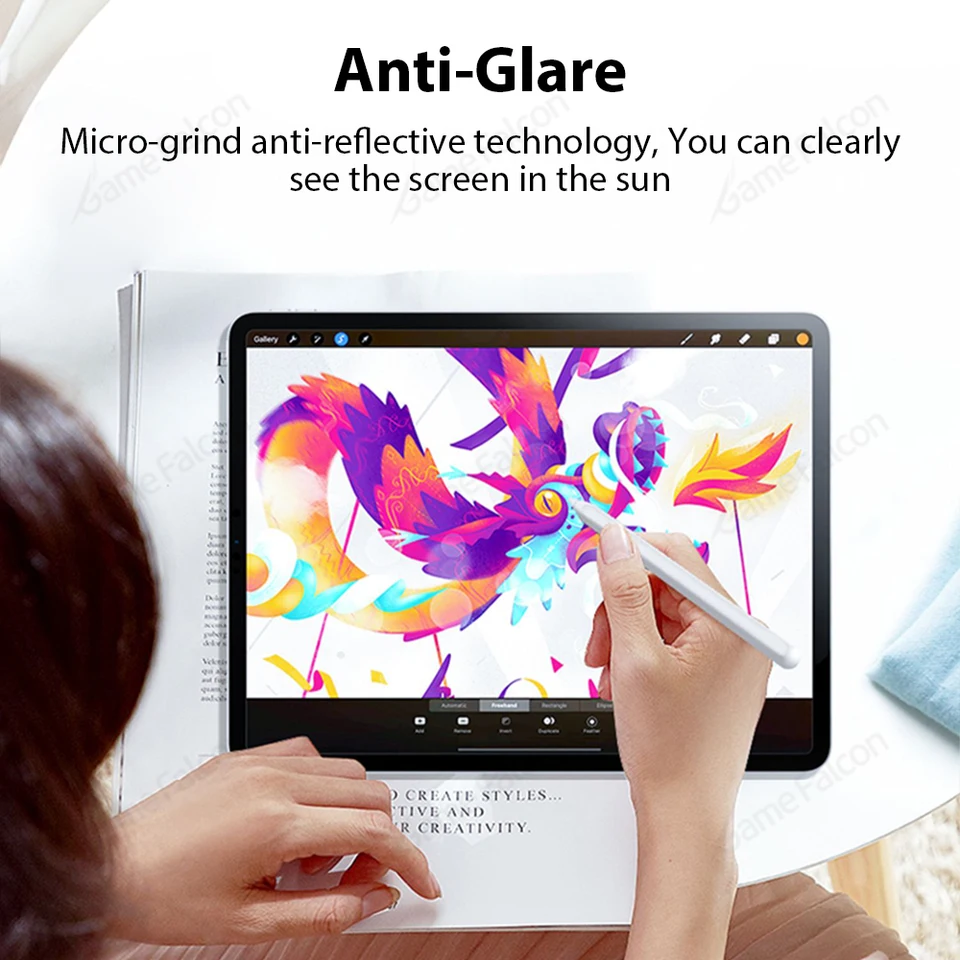 Protector de Pantalla Tipo Papel para iPad A16 11ª Air 11 M2 M3 M4 2026 4 5 Pro 12.9 13 M5 10ª 10 9ª 10.9 Generación Mini 6 7 2
