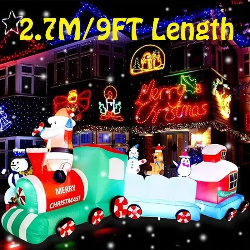1pc Christmas Inflatable Decoration, Inflatable Hanging Santa Claus, Funny Blow Up Yard Decorations Christmas Tree Decoration