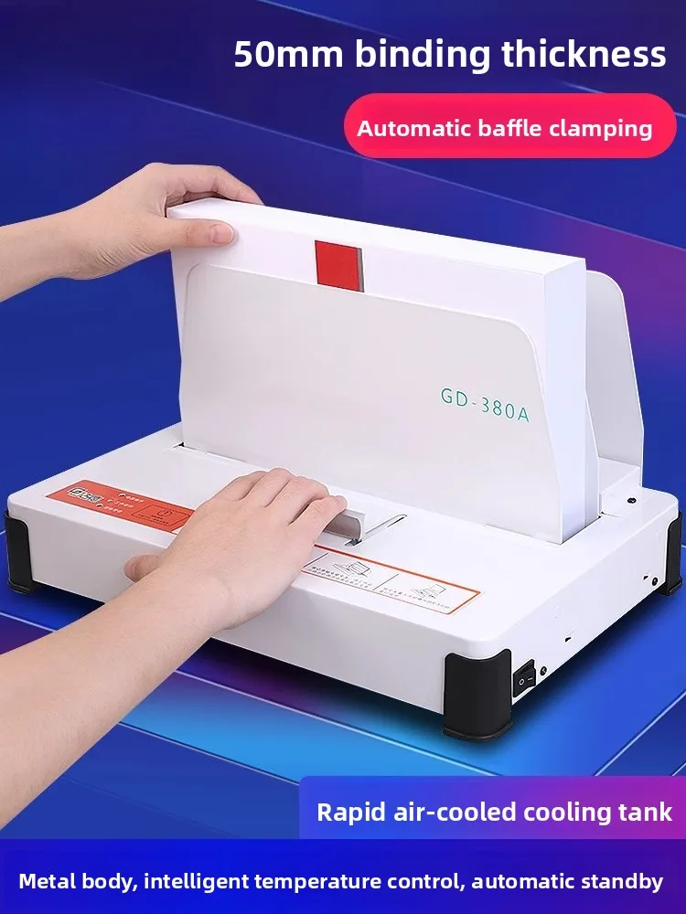 

Полностью автоматическая машина для переплета горячим расплавом, контракт для документов, нежный документ, электрическая бытовая небольшая штамповочная машина