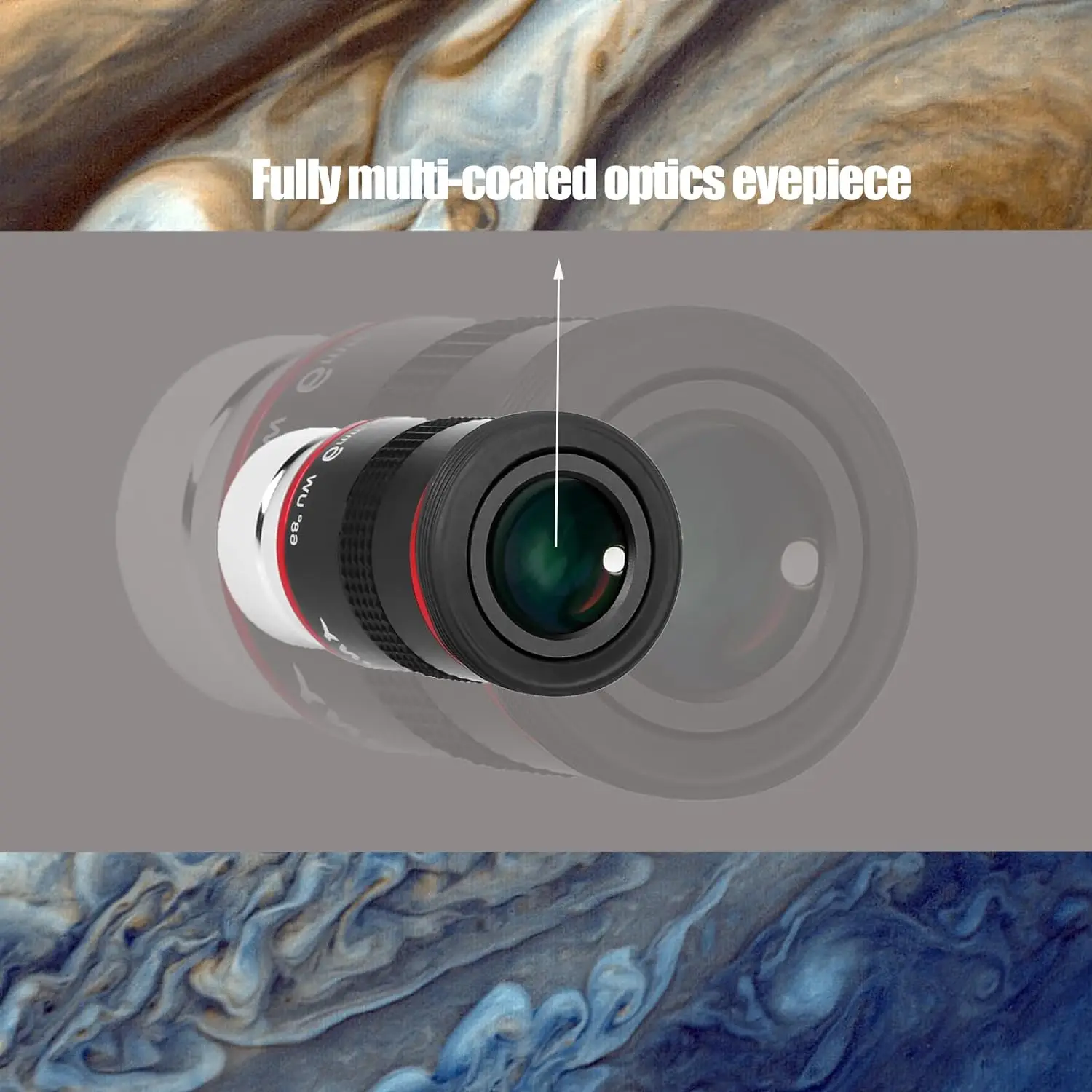 SVBONY Astronomical Telescope Eyepiece 6/9/15/20mm 1.25inch 68 Degree UWA Eyepiece Set Fully Multi-coated Lens