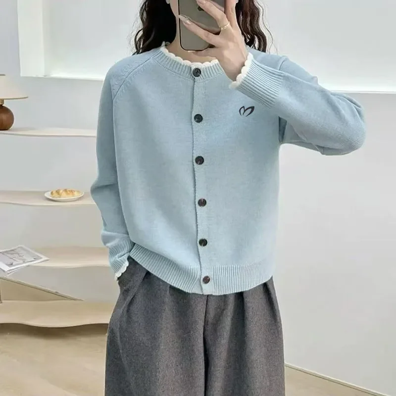 Women's 2026 high-quality golf sweater for autumn and winter, new cardigan knitted top, women's golf suithigh qualityNew cardig
