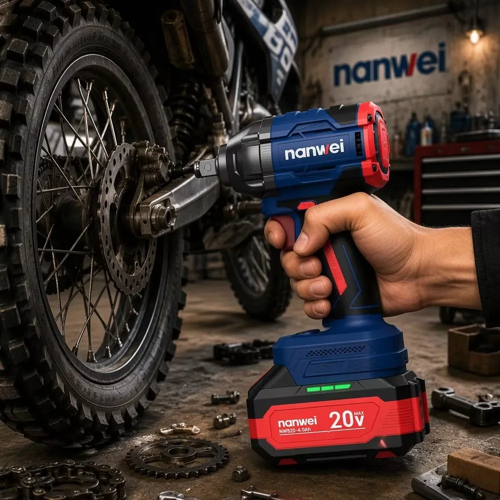 Industrial Grade Impact Wrench LED Work Light Wear-resistant Sturdy Power Tool Factory Direct Sales Heavy Duty Electric