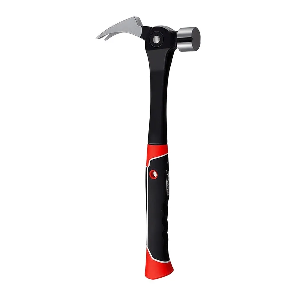 Adjustable Angle Claw Hammer Magnetic Nail Holder High Carbon Steel Ergonomic Grip For Carpentry DIY Renovation Hand Tool