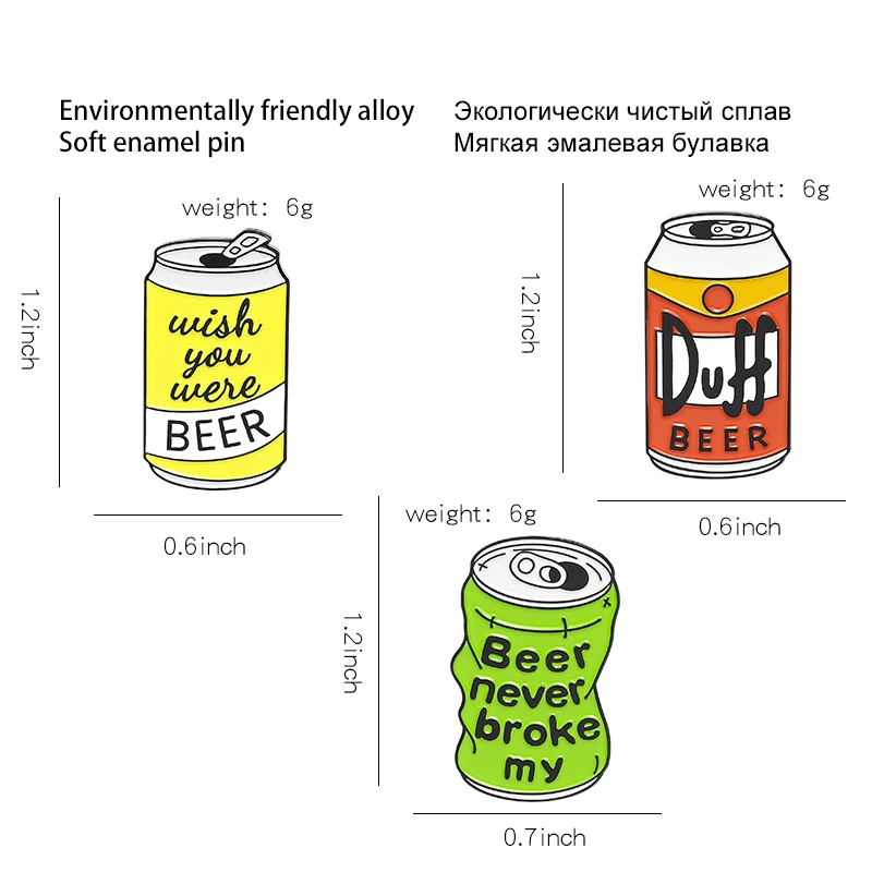 مخصص دوف البيرة المينا بروش ، التلبيب دبوس ، مجوهرات هدية لمحبي والأصدقاء ، كنت البيرة ، التلفزيون ، حقيبة أو الملابس #3