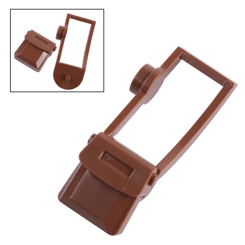 Figurines de soldats militaires de la seconde guerre mondiale, accessoires d'équipement de port, sac d'arme, blocs de construction, sac à dos de l'armée, Mini valise en briques, jouet de bricolage