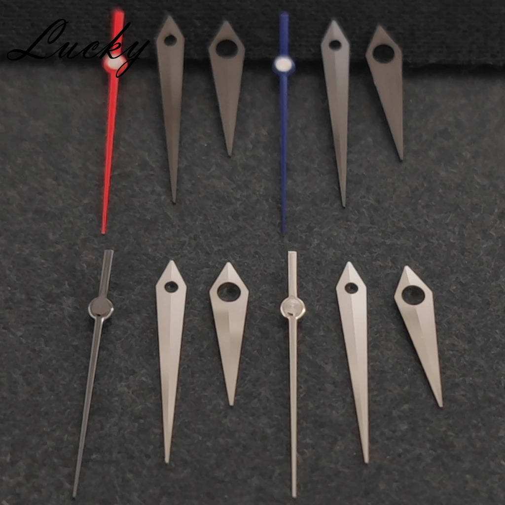 High Quality NH35 NH36 High Quality Hands Silver Black Watch Hands Watches Pointers Fit NH35/NH36/4R/7S Movement