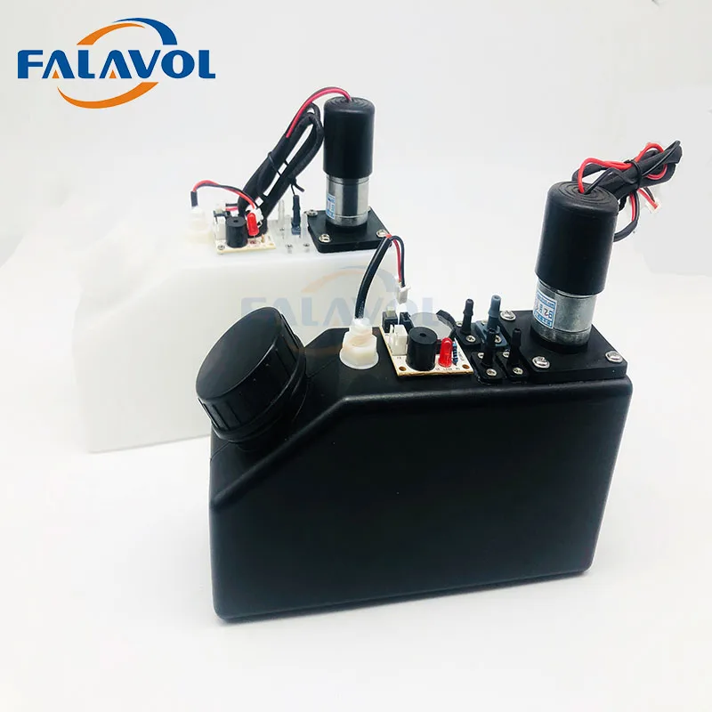 

FALAVOL 10PCS UV/Eco 500ml Ink tank with Stirring Mixer Level Sensor Alarm for DTF Printer White ink Sub ink Cartridge Bulk CISS