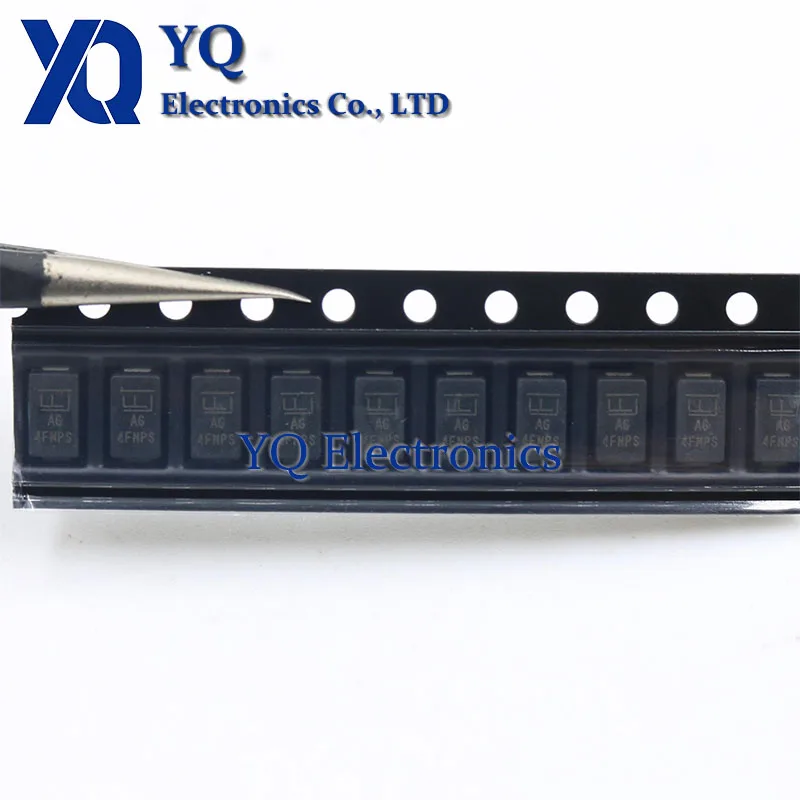 100PCS/lot New OriginaI SMAJ6.0A AG SMAJ6.0CA WG SMA DO-214AC 6V TVStransient suppression diode