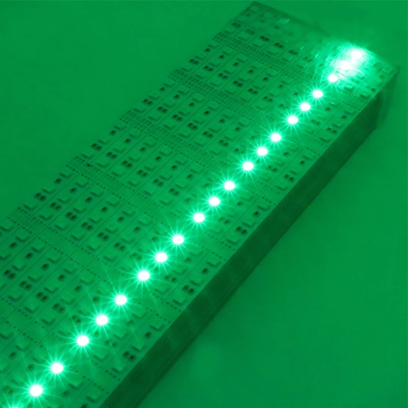 0.5M 10 szt. OĆwietlenie LED RGB listwa pasek 12V 5050SMD 36led lampa wystawowa RGB