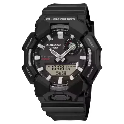 Reloj Casio GA-B010-1AER para Hombre, Resistente a Golpes, con Tecnología Bluetooth y Energía Solar Tough Solar, 200M de Resistencia al Agua