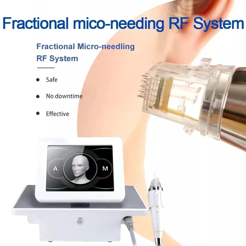 2023 Portable 2in1 Microneedle Fractional Cold Hammer Stretch Mark Scar Acne Remove Face Lifting Body Tighten RF Machine