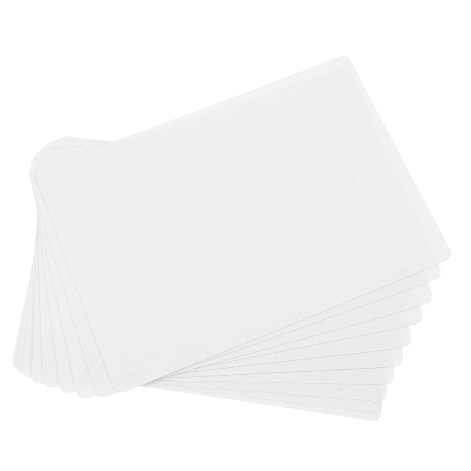 10Pcs Dry Erase Display Board Whiteboard for Price Tags Promotions Menus Ads Writable Erasable Reusable PVC Surface Portable