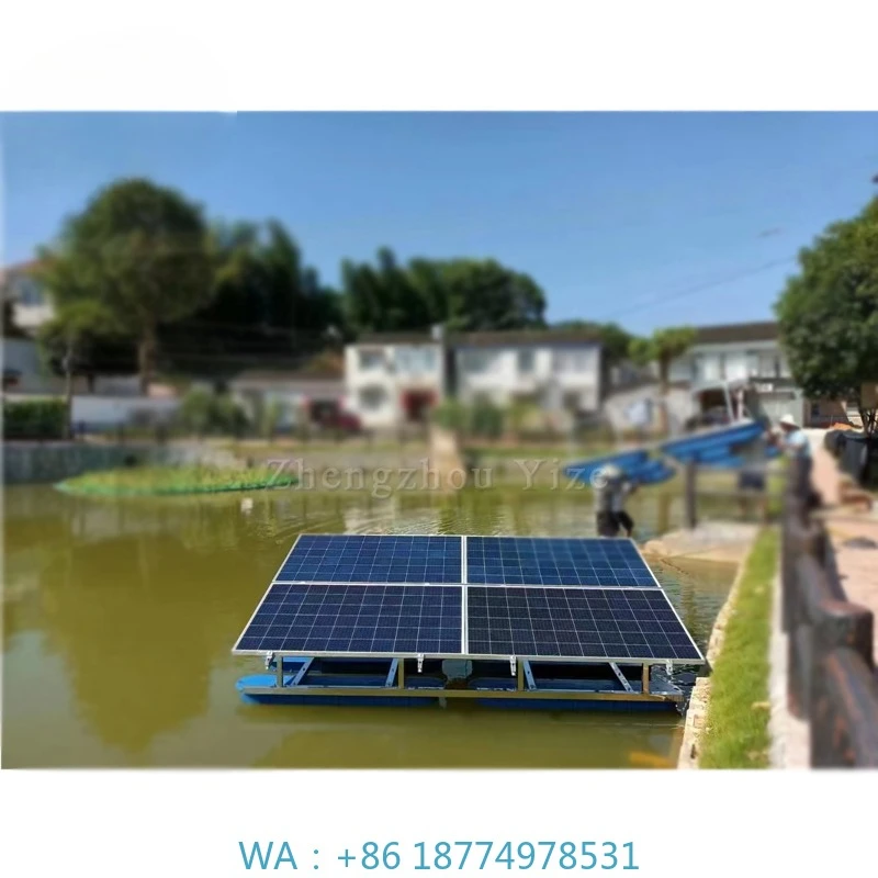 Aquaculture Floating AeratorChina Paddle Wheel Aerator Solar Paddle Wheel Water Oxygenator