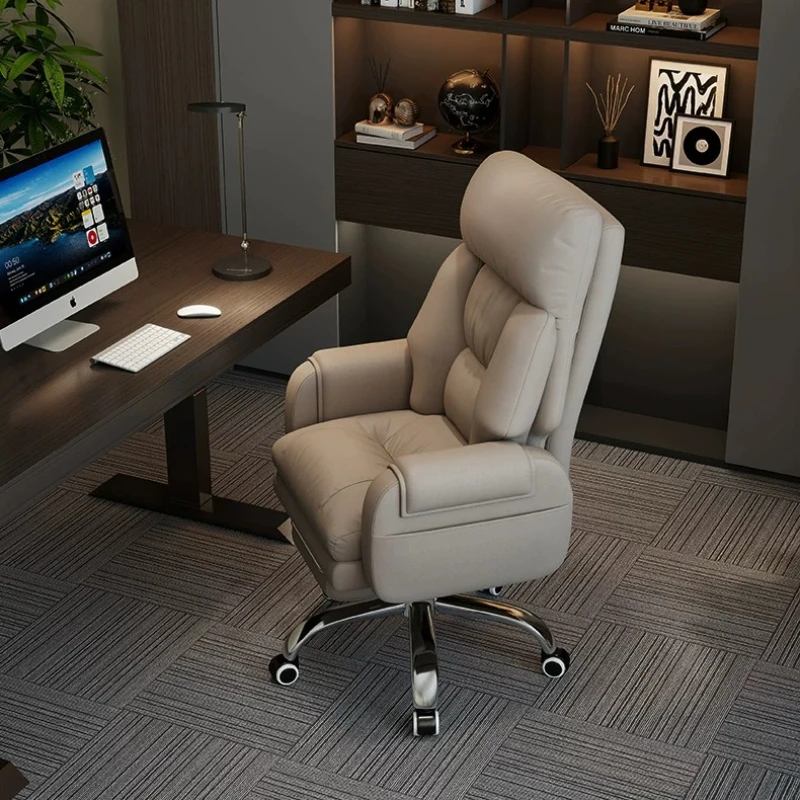 Swivel High Back Nordic Office Chair Luxury Elegant Lounge Office Chair Comfortable Computer Chaise De Bureaux Home Furniture