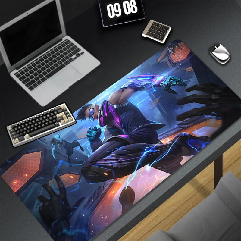 Computer Gaming Accessories Mousepad Office PC Mouse Pad L-league Of Legends Lee Sin Keyboard Pad Desk Decoracion Anime Desk Mat