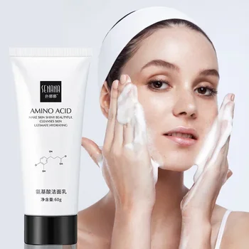 Nicotinamide Amino Acid Face Cleanser Facial Scrub Cleansing Acne Oil Control Blackhead…
