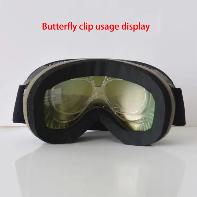 Motorcycle Goggles Ski Goggles Myopia Frame Insert Optical Adaptor Flexible Prescription Frame Bendable Very Sturdy ﻿