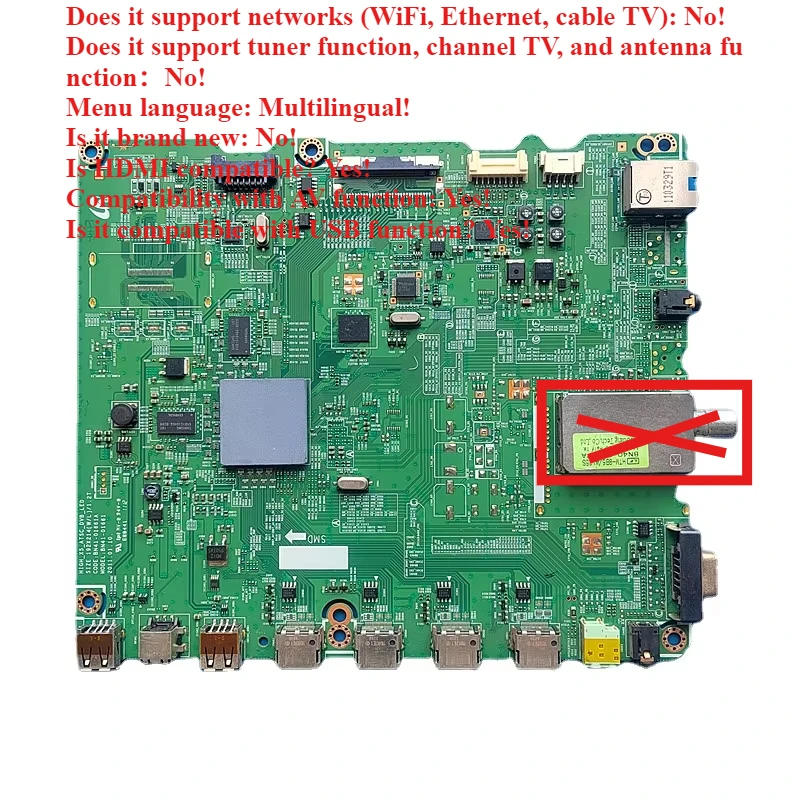 Main Board BN41-01747A Motherboard compatible Samsung TV UE32D5000 UE40D5000PW UE46D5000PW UE46D5800 BN94-04466U BN94-05188V