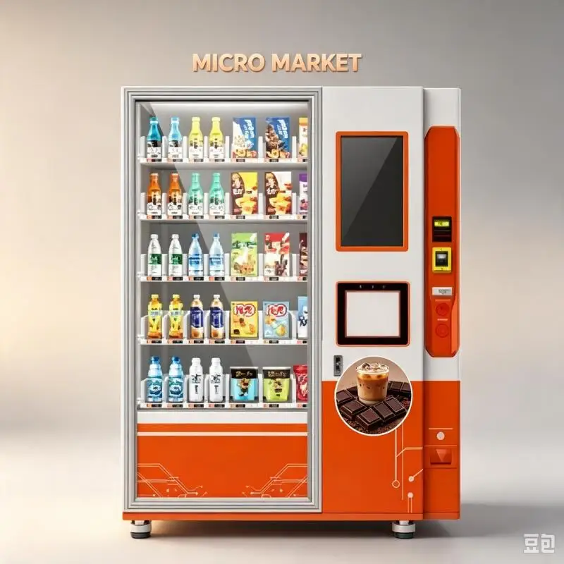 Automatic Smart Retail Vending Machine Snacks Drinks Customized With Digital Screen Payment System