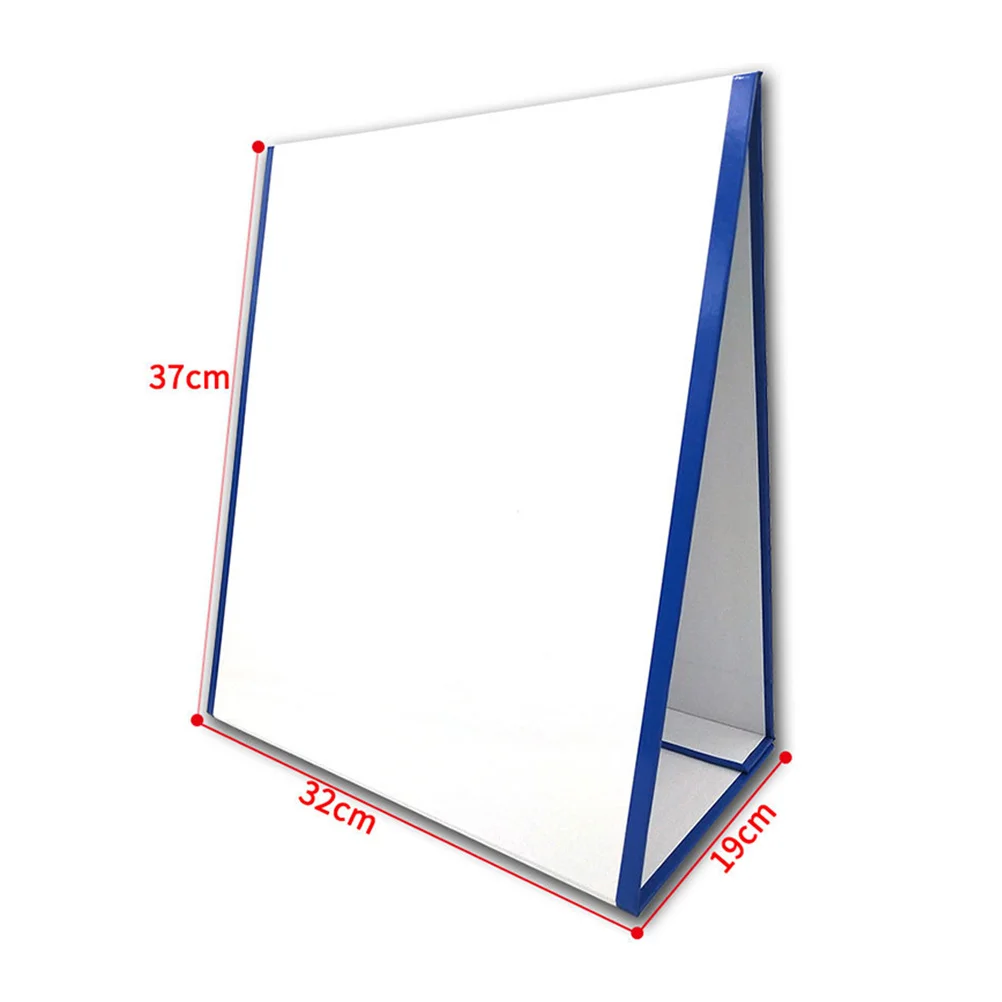 Double Sided Magnetic Foldable Whiteboard Writing Drawing Board Tabletop Reusable for Classroom Home Magnetic White Board