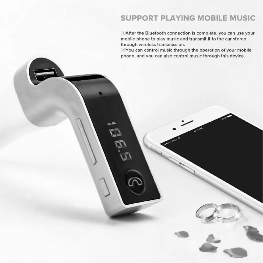 Car MP3 Transmitter Multi function Quick Charge Wireless Bluetooth compatible 2 1 Car FM Transmitter for Truck ATV SUV