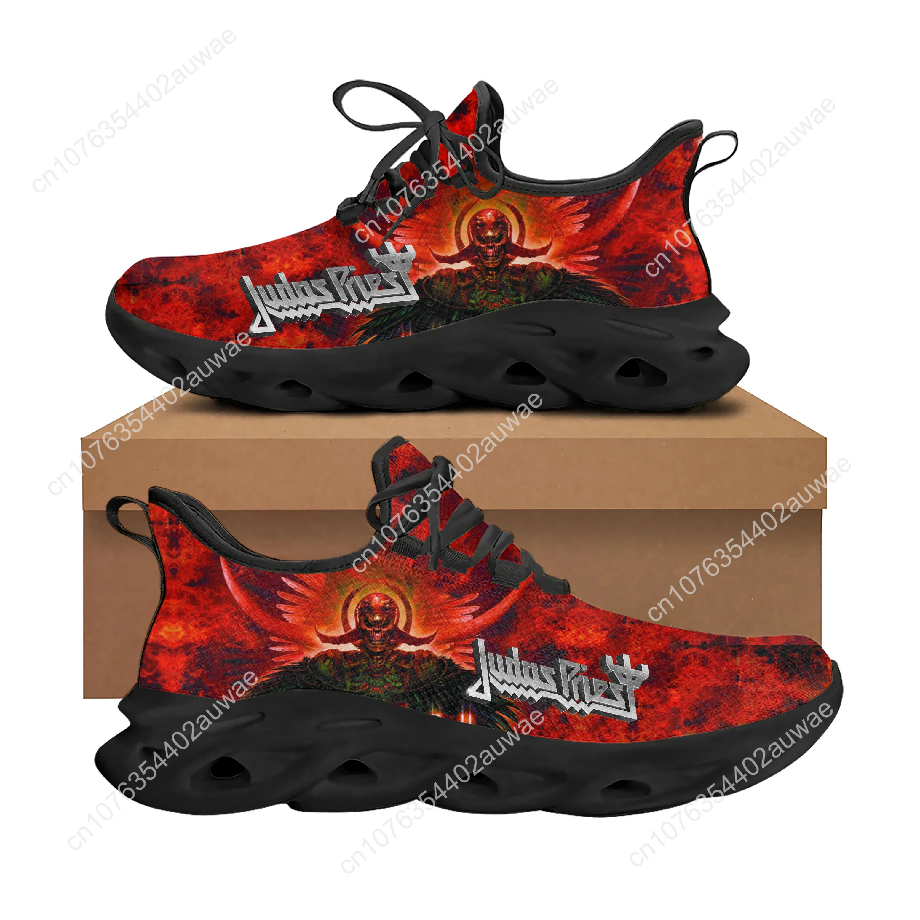 Judas Priester Heavy Metal Rock Band Sportschoenen Heren Dames Tiener Kinderen Sneakers Custom Hoge Kwaliteit Paar Schoenen