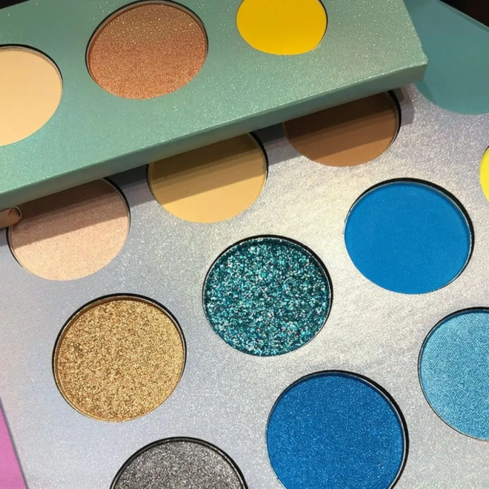 High Pigment Eyeshadow Palette For Beauty Glazed Makeup Kit Professional Matte Shimmer Colors Rotating Design Cosmetic Case Gift