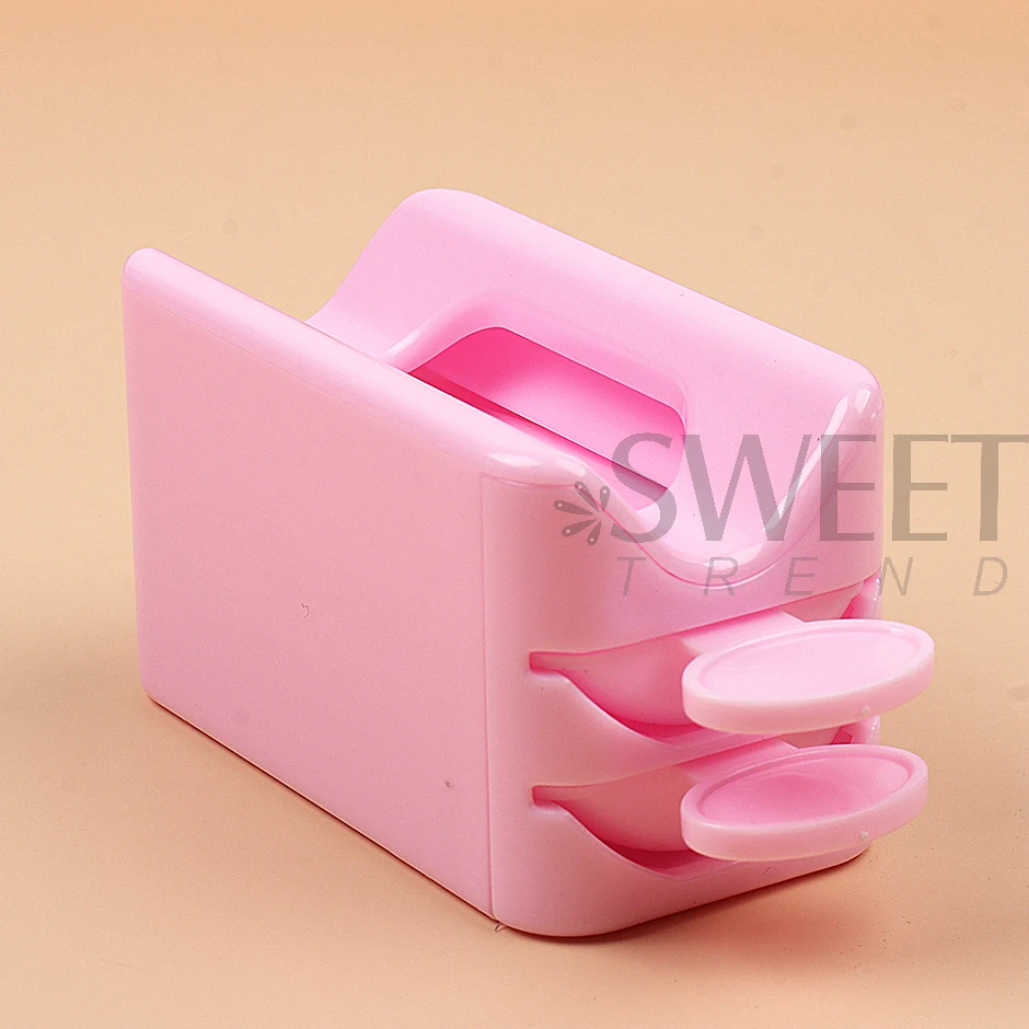 Doppelschicht Pulver Recycling Aufbewahrungsbox Nagel Maniküre Werkzeug Glitter Pailletten Sammlung Tragbarer Behälter DIY Zubehör Zubehör