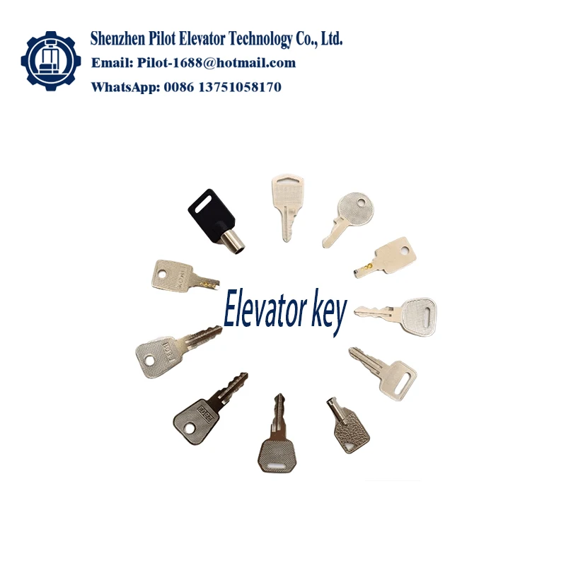 Ключи лифта, включая замки станции и ключи блока управления, подходящие для OTIS KONE TKE Toshiba Hitachi Schindler Mitsubishi