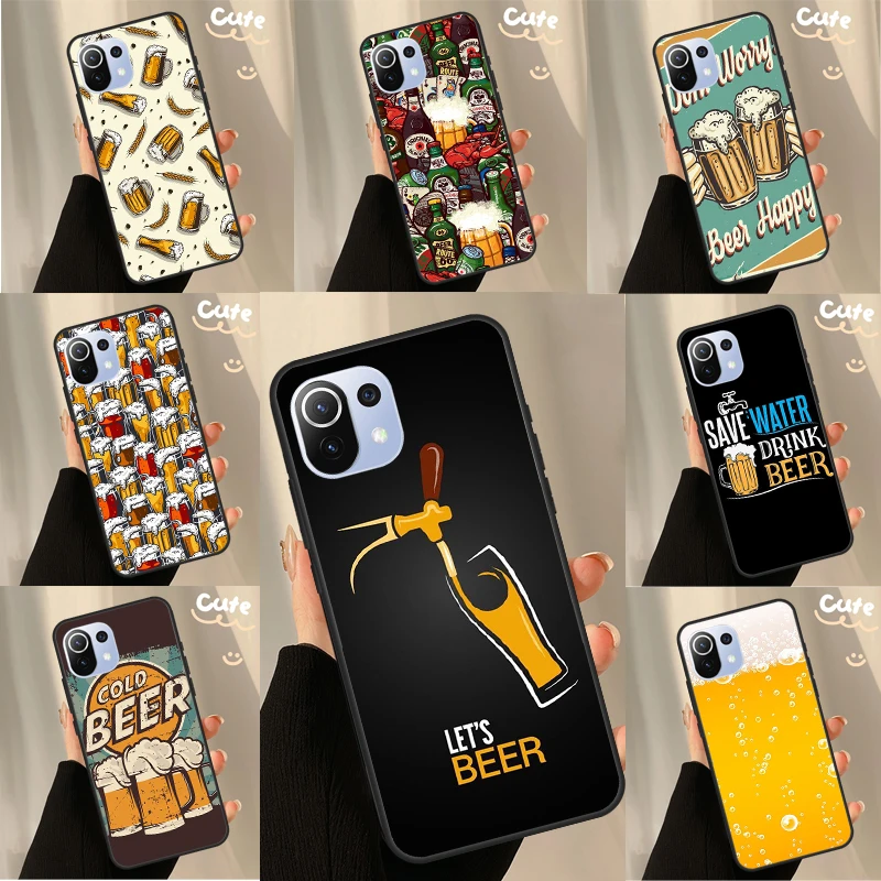 Funda para bebidas y cerveza con Alcohol, funda para Xiaomi 13 14 15 Ultra 11T 12T 13T 14T Pro POCO X7 Pro X3 X5 X6 F5 F6 M6 Pro