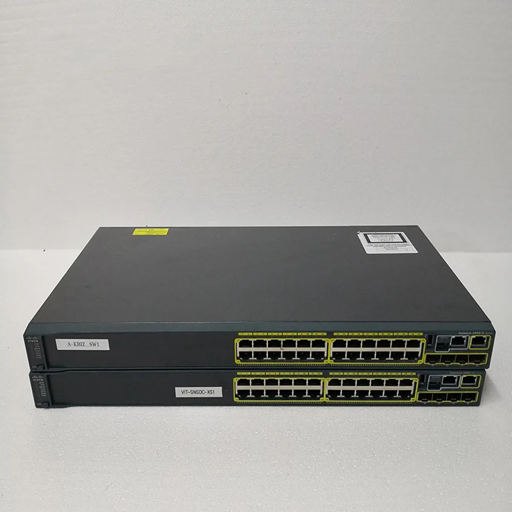 For CISCO WS-C2960S-24TS-S 24 Port Gigabit 4SFP Optical Port Management Network Switch