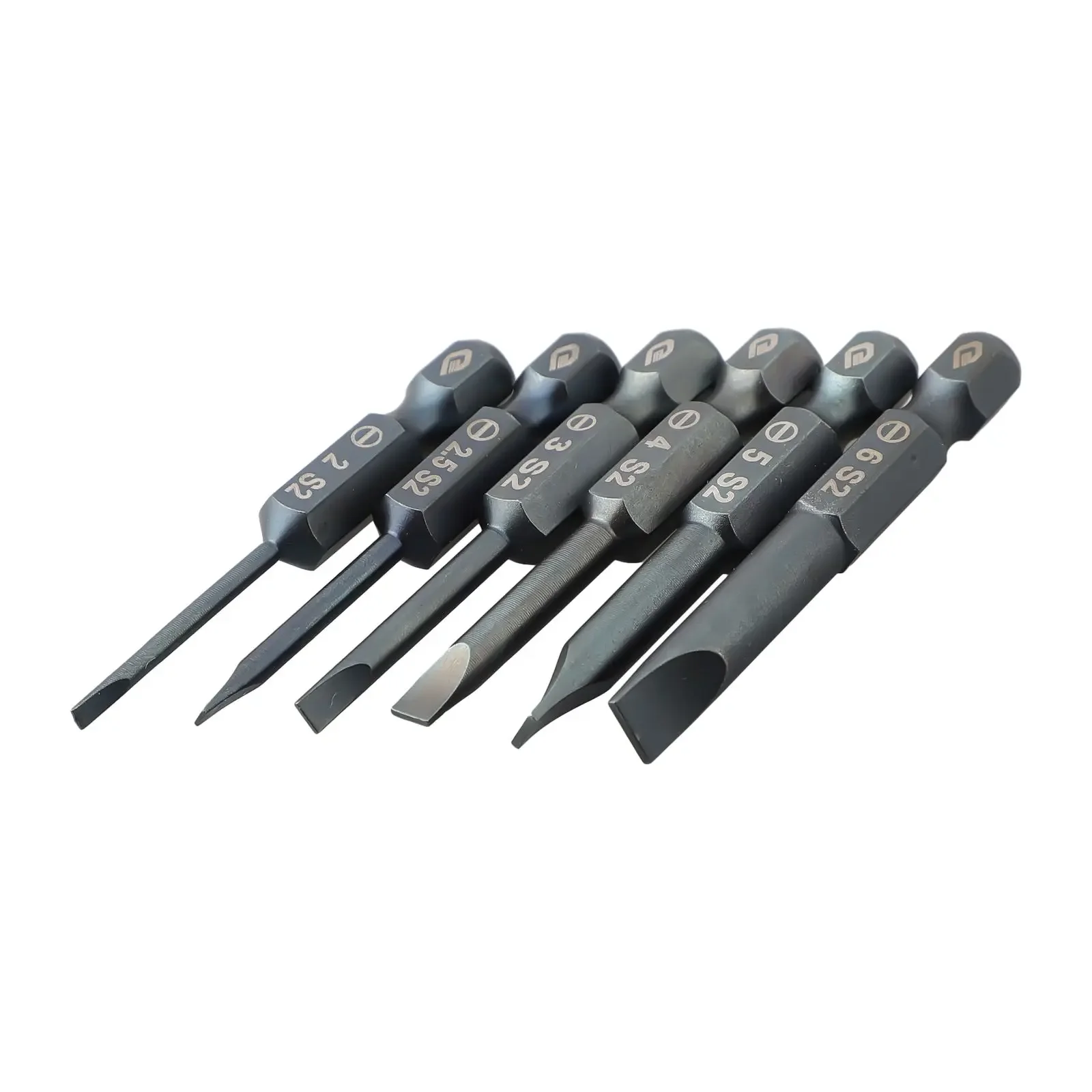 

1PC 1/4 Hex Shank Magnetic Slotted Screwdriver Bit Alloy Steel Flat Head 2.0-6.0mm Driver Bits Hand Tools