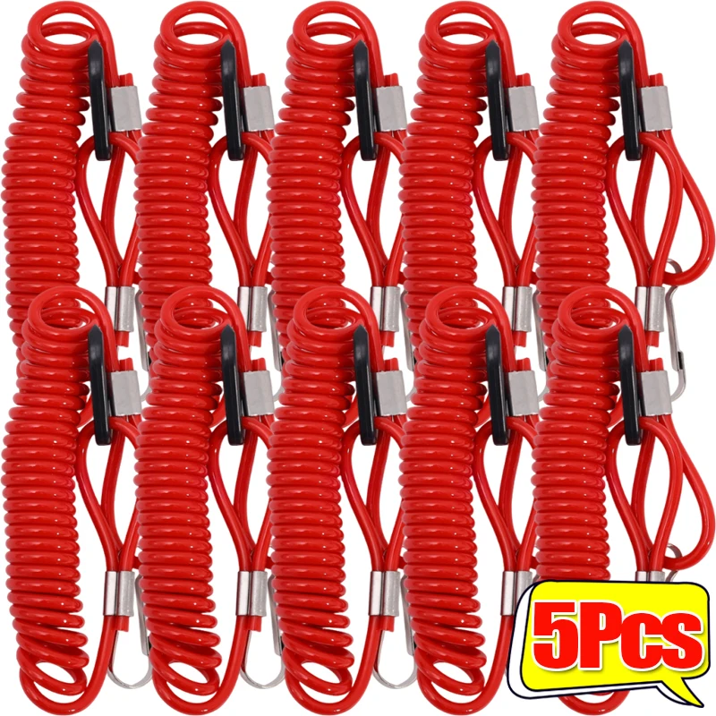 

Motorboat Emergency Kill Safety Lanyard for Outboard Engine Accessories Emergency Kill Lanyard Universal Safety Lanyard