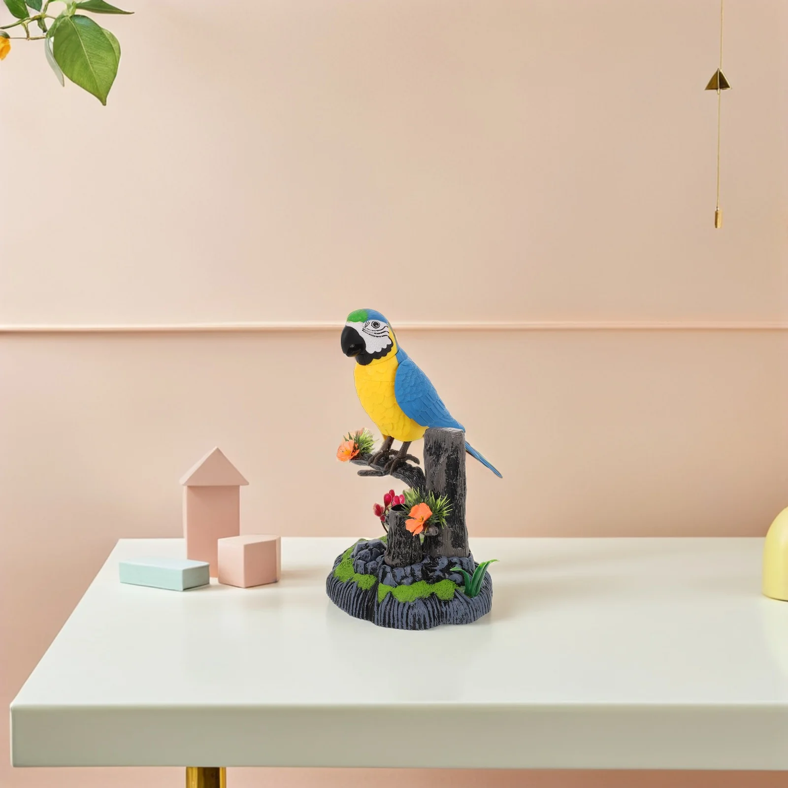 Inductie Elektrisch Vogelspeelgoed Stimulatie Vogels Robotachtig voor katten Simulatie Interactief Kinderen met geluiden