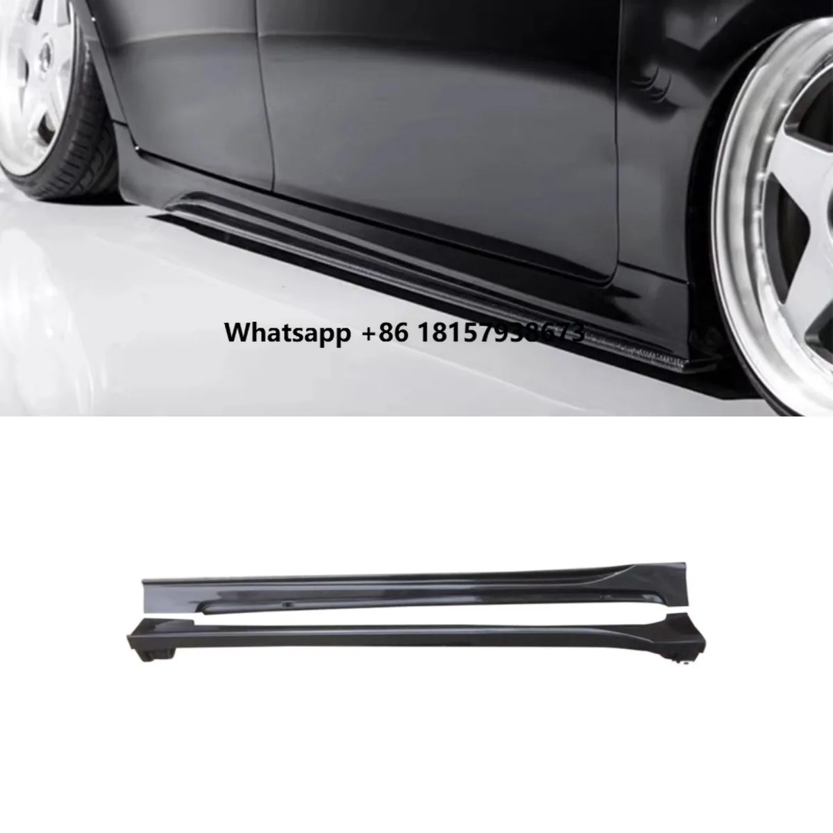 

Real Carbon Fiber Look Car Side Footboard Boarding Pedal For Lexus GS200t GS300 2010-2017 Body Kit Car Accessories