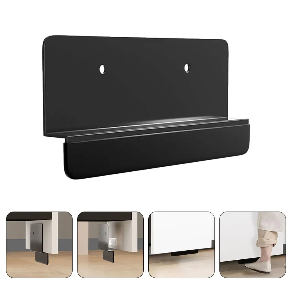 

2Pcs Trash Cabinet Foot Pull Replacement Durable Carbon Steel Handle Touchless Opener for Kitchen Bathroom Cabinets