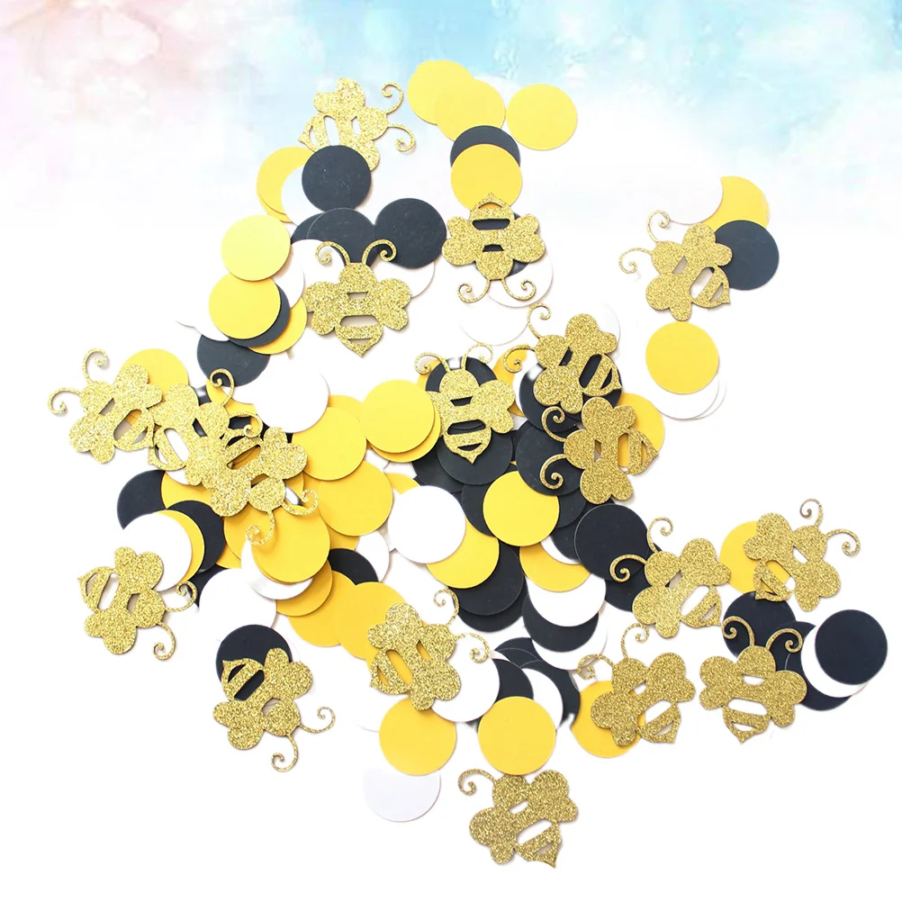 

1Set Material Bee Confetti for Unforgettable Moments Wedding Party Scatter Decoration Wedding Confetti