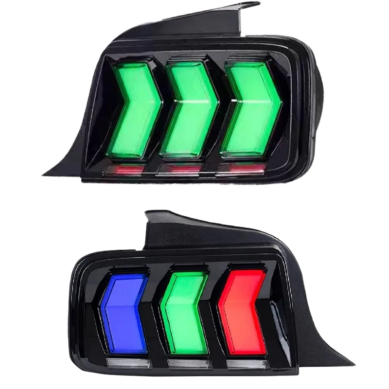 

For Ford Mustang 2005-2009 Parts Tail Light Taillight Car Accessories Upgrade LED Taillamp Sighnal Turn RGB Style Rear Lights