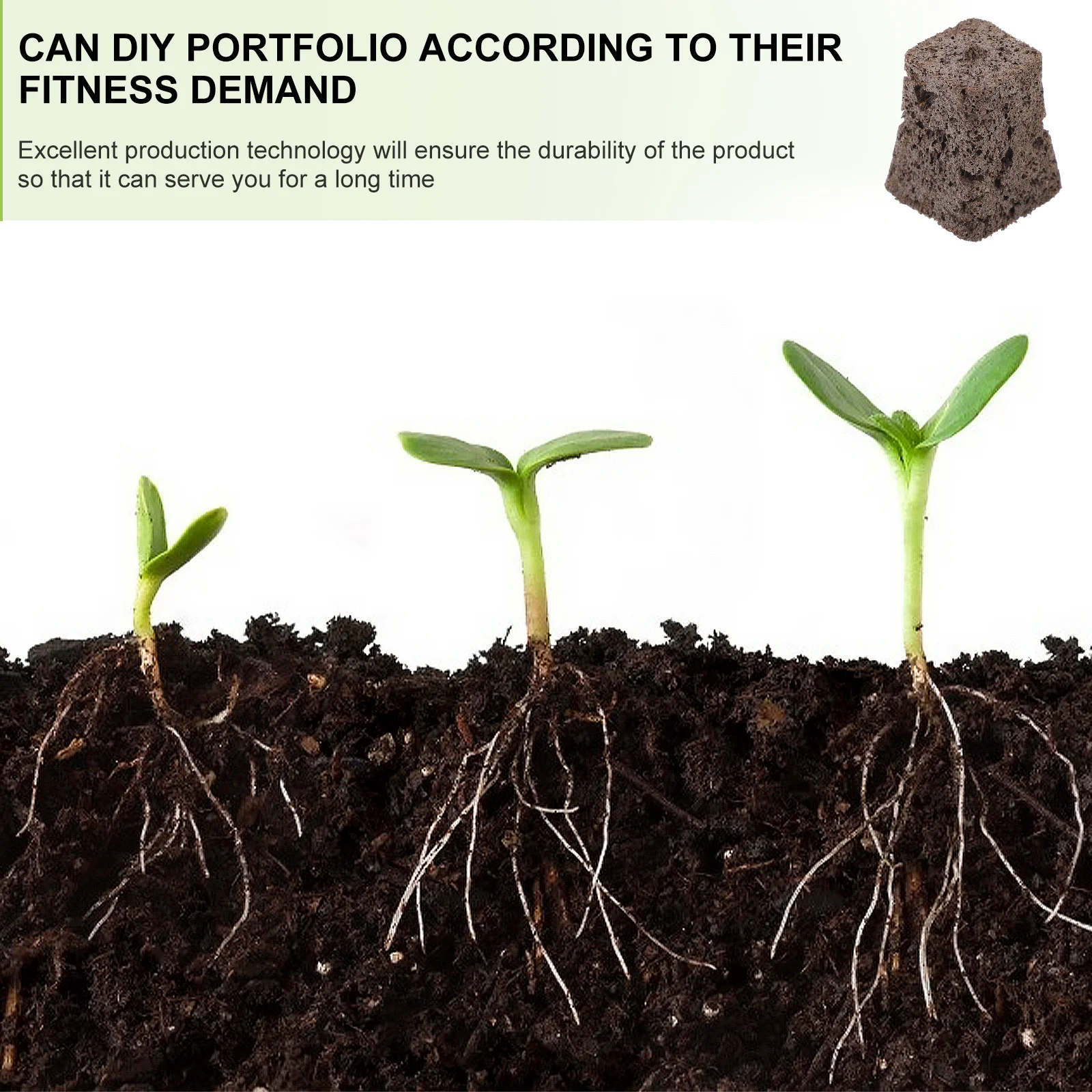 

10Pcs Bio-Charcoal Plant Soil Pellets Nutrient Blocks for Seedling Starter Peat Compressed Soil Blocks Gardening Supplies