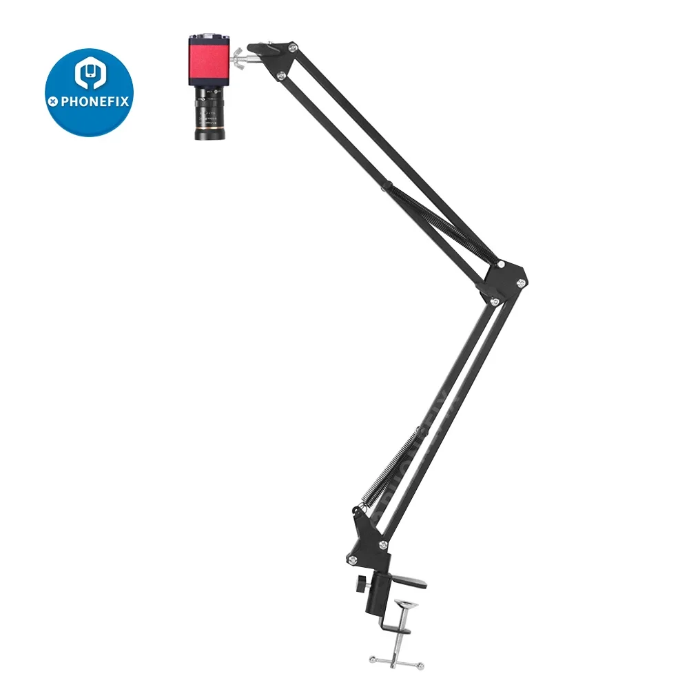 Desk-Mounted Camera Tripod Table Stand Set Photography Adjustable Arm Stand Universal Bracket for Digital Video Microscope