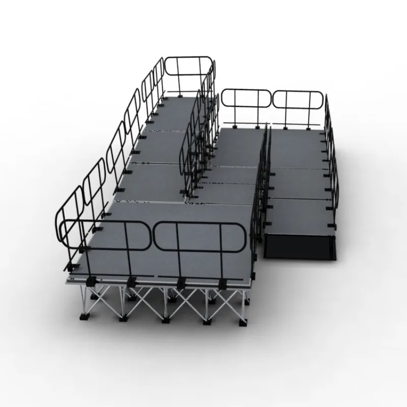 

Drawing net stage bracket Portable stage, aluminum alloy stage foldable