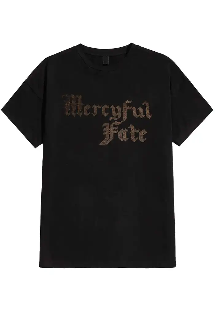 Mercyful Fate - Black Funeral Cross - T-Shirt unisex cotton tee