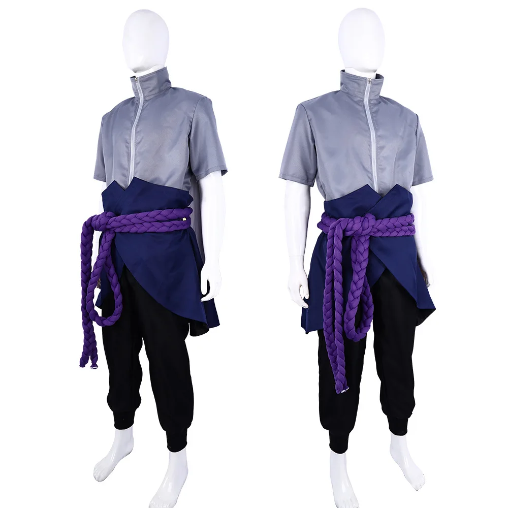 2024 New Halloween Cos Gale Legend Uchiha Sasuke Cos Full Naruto Cosplay Costumes Anime Role-playing Clothes