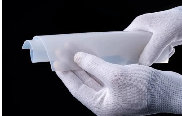 White High Temp Silicone Pad Industrial Shock Absorbing Rubber Gasket 0.5 1 2 5mm Thick Soft Sheet