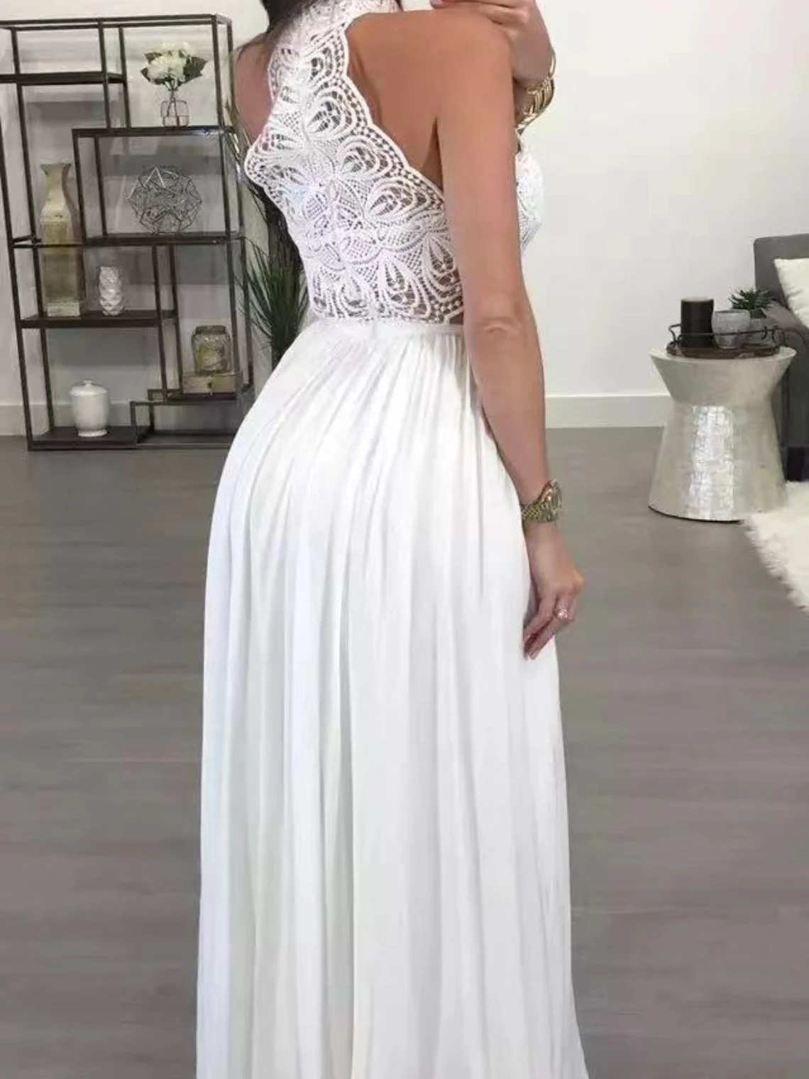Elegant A-Line Formal Evening Dress Halter Neck Chiffon Ruffles Sleeveless Floor Length Wedding Party Prom 2025 Free Customized