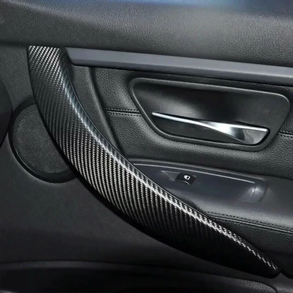 3/5/7/10cm Carbon Fiber Car Sticker DIY Paste Protector Strip Auto Door Sill Side Mirror Anti Scratch Tape Waterproof Protect Fi