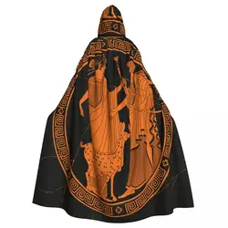Ancient Greek Mythological Plot Of Apollo And Artemis Unisex Adult Cloak with Hood Long Witch Costume Cosplay
